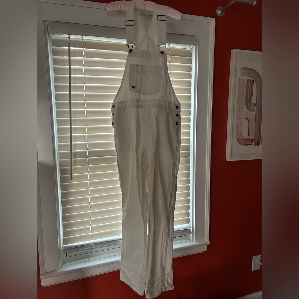 Dickies white overalls size medium